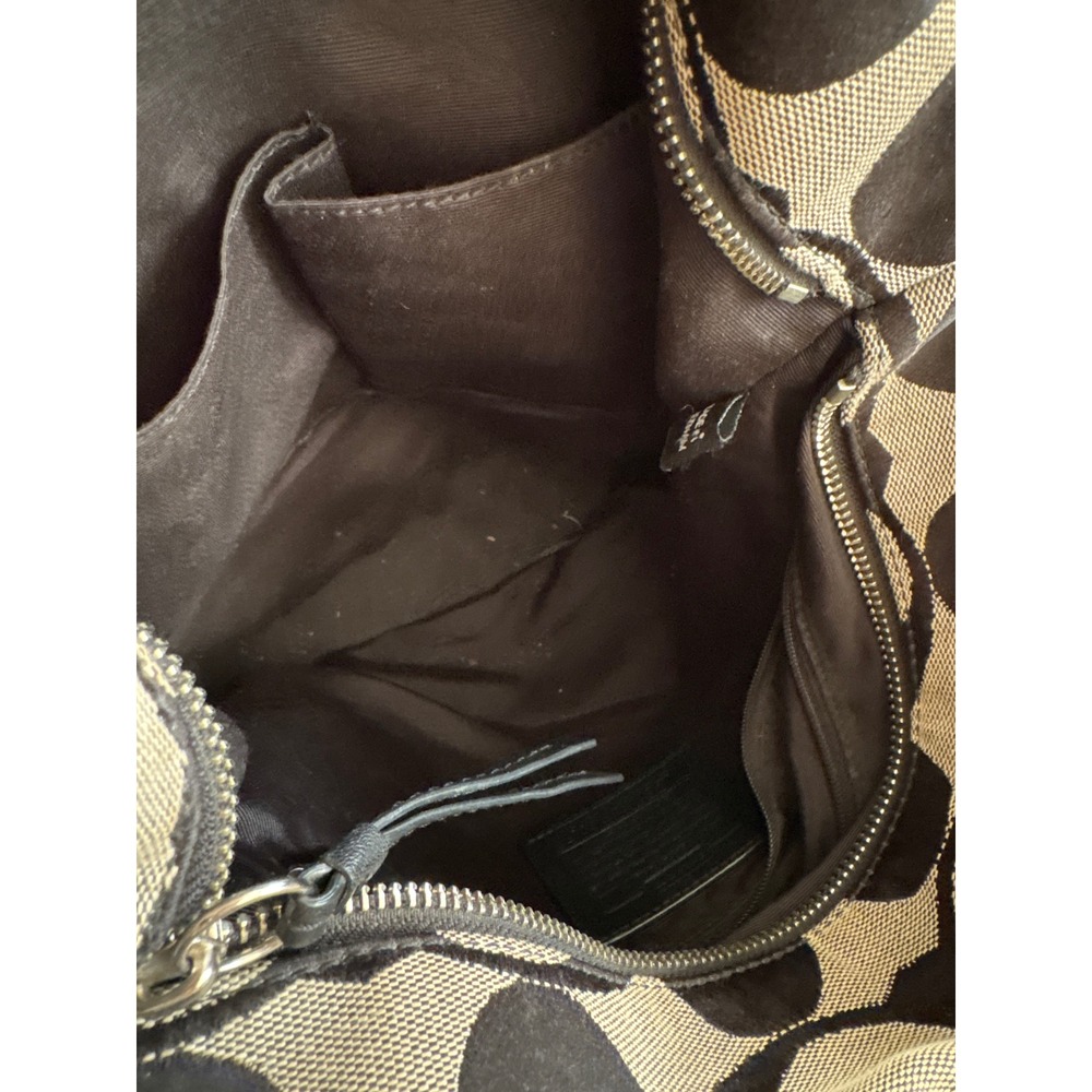 Vintage y2k Coach Signature Large C Carly Hobo Bag Bl… - Gem
